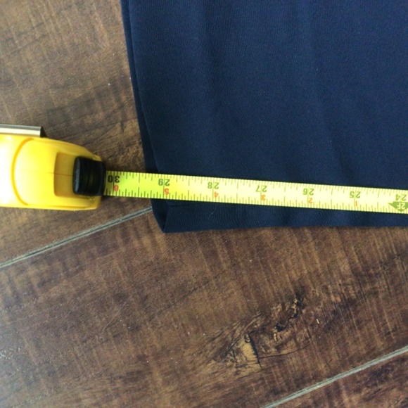 Talbots Ladies pull on pants Sz med 29” inseam dark blue - Picture 8 of 8